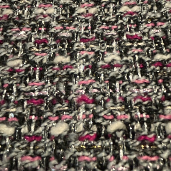 Zara Black with Pink Tweed Mini Dress. Size Small. - Picture 5 of 6